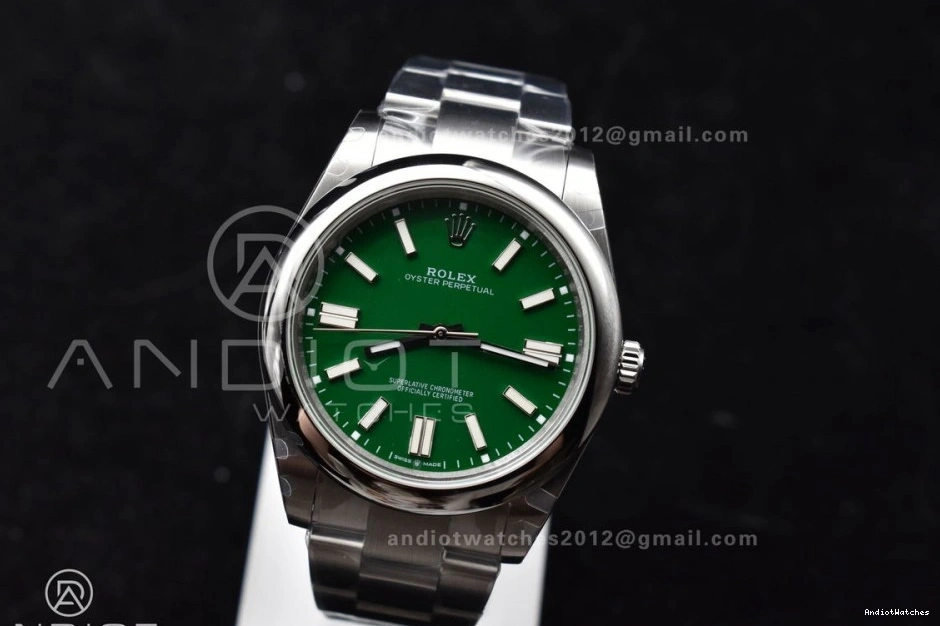 Best 942 Dial Edition 41mm Oyster 904L Perpetual Green A Steel 124300 1:1 DIWF Attractive 1102